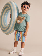 Load image into Gallery viewer, HUXBABY Furry Huxbear Green Tee