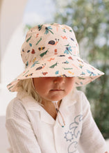 Load image into Gallery viewer, Acorn Wide Brim Bucket Hat | Garden Friends