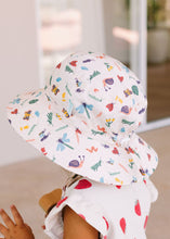 Load image into Gallery viewer, Acorn Wide Brim Bucket Hat | Garden Friends