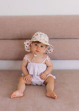 Load image into Gallery viewer, Acorn Wide Brim Infant Hat | Garden Friends