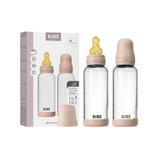 Load image into Gallery viewer, BIBS Glass Bottle Complete Set (2 Pack) | Latex | 240ml