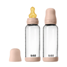 Load image into Gallery viewer, BIBS Glass Bottle Complete Set (2 Pack) | Latex | 240ml