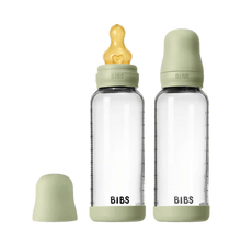 Load image into Gallery viewer, BIBS Glass Bottle Complete Set (2 Pack) | Latex | 240ml
