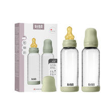 Load image into Gallery viewer, BIBS Glass Bottle Complete Set (2 Pack) | Latex | 240ml
