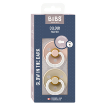 Load image into Gallery viewer, BIBS Dummies Round | COLOUR | GLOW