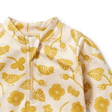 Load image into Gallery viewer, wilson + frenchy Goldie Floral LS Swimsuit