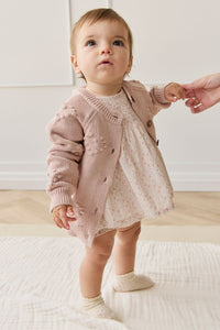 Jamie Kay Gracie Cardigan | Shell Pink