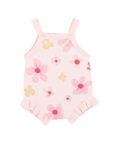 fox & finch Grow Wild Knitted Flower Bodysuit