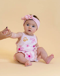 fox & finch Grow Wild Knitted Flower Bodysuit