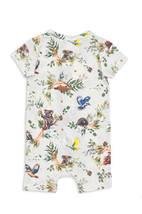 Milky Gumnut Zip Romper
