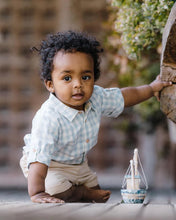 Load image into Gallery viewer, Bébé Harry Check Shirt Bodysuit