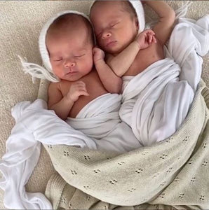 Cuddle Bug & Co Heirloom Baby Blanket | Natural Melange