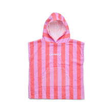 Load image into Gallery viewer, CRYWOLF Hooded Towel | Flamingo Stripe