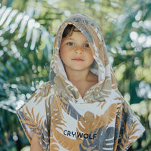 Load image into Gallery viewer, CRYWOLF Hooded Towel - Tan Monstera