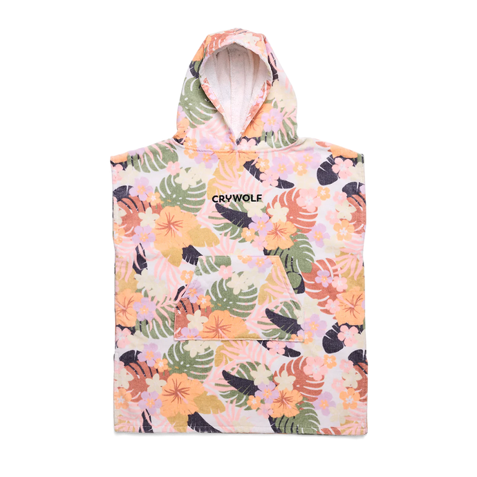CRYWOLF Hooded Towel - Tropical Floral