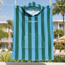 Load image into Gallery viewer, CRYWOLF Hooded Towel | Deck Stripe