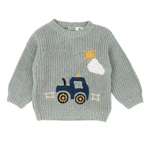 Load image into Gallery viewer, Bébé Hunter Tractor Knitted Jumper