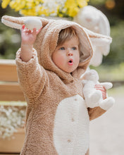 Load image into Gallery viewer, Bébé Latte Sherpa Bunny Romper - www.bebebits.com.au