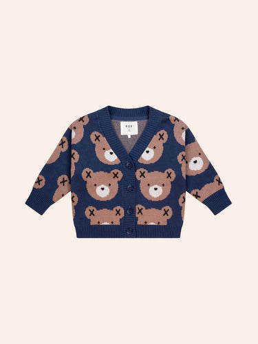 Huxbear Knit Cardi Navy