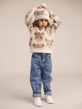 Load image into Gallery viewer, HUXBABY Ecru Huxbear Knit Jumper