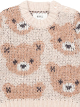 Load image into Gallery viewer, HUXBABY Ecru Huxbear Knit Jumper