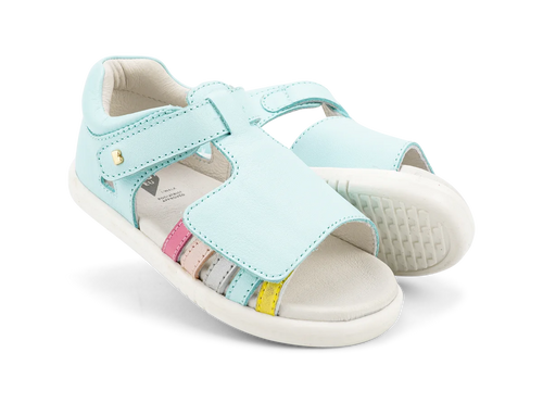 Bobux I-Walk Mirror Sandals - Mist + Dusk Pearl Rainbow