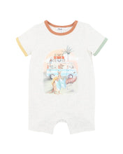 Load image into Gallery viewer, Bébé Ivan Camp Scene SS Romper