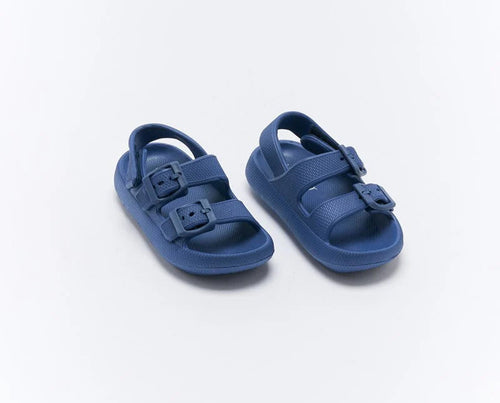 Walnut Jamie Sandal | Navy