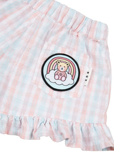 Huxbaby Jewel Check Short