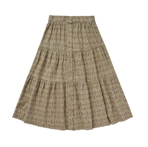 Rylee + Cru joelle skirt + top || flower block