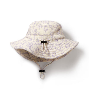 wilson + frenchy Organic Crinkle Sun Hat - Flow