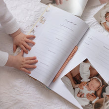 Load image into Gallery viewer, Truly Amór Bébé Baby Book With Keepsake Box &amp; Pen