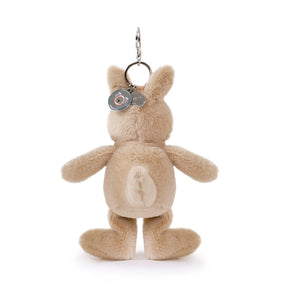 ob Designs Kip Kangaroo Bag Charm (Vegan Angora)