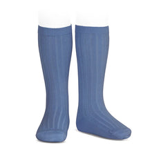 Load image into Gallery viewer, Cóndor Ribbed Knee High Socks