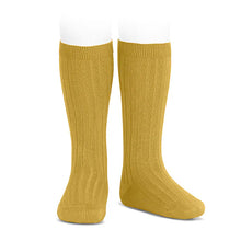 Load image into Gallery viewer, Cóndor Ribbed Knee High Socks