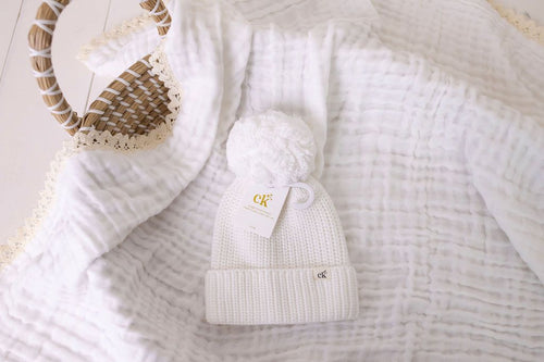 confetti kidz Baby Knit Beanie | Snow