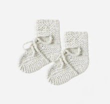 Load image into Gallery viewer, Quincy Mae Knit Booties || Heathered Blue