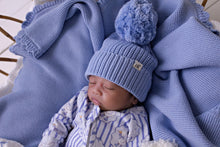 Load image into Gallery viewer, confetti kidz Baby Knit Beanie | Cloud Blue