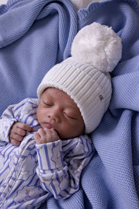 confetti kidz Baby Knit Beanie | Snow