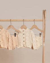 Load image into Gallery viewer, Quincy Mae Knit Cardi + Bloomer Set || Natural