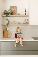 Load image into Gallery viewer, Organic Cotton Knit Jumper | Navy Stripe Colour Block
