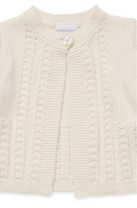 Marquise Heritage Knitted Matinee Cardigan - Cream