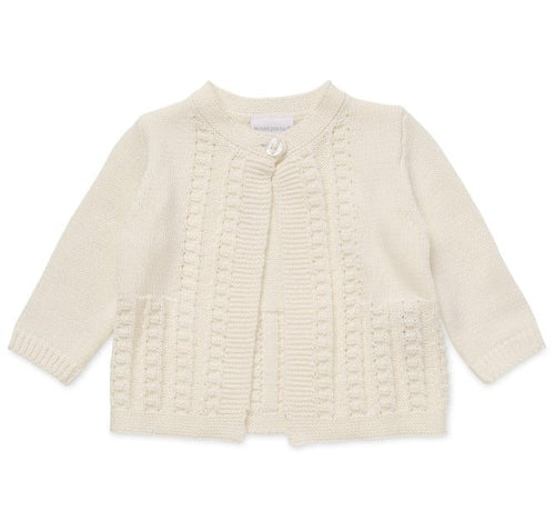 Marquise Heritage Knitted Matinee Cardigan - Cream