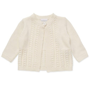 Marquise Heritage Knitted Matinee Cardigan - Cream