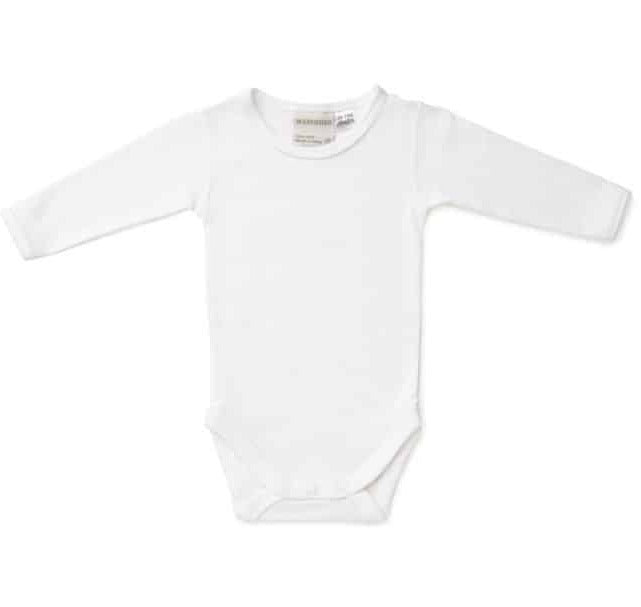 Marquise Long Sleeve Bodysuit - White