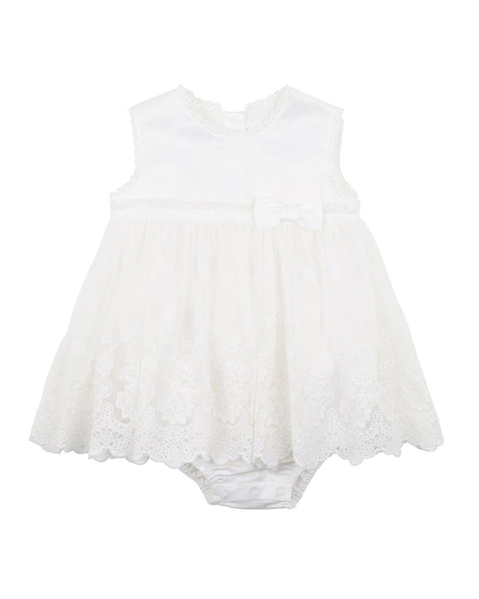 Bébé Lace Overlay Dress - Ivory