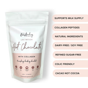 THE Breastfeeding TEA CO. - Lactation Hot Chocolate with Collagen