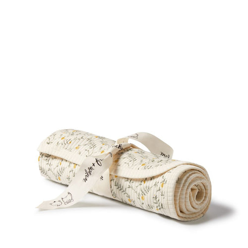 wilson + frenchy Organic Bunny Rug | Lemon Leaf