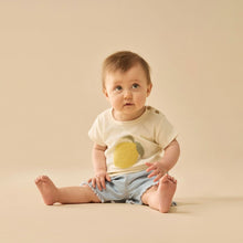 Load image into Gallery viewer, wilson + frenchy Embroidered Organic Tee | Lemon Leaf