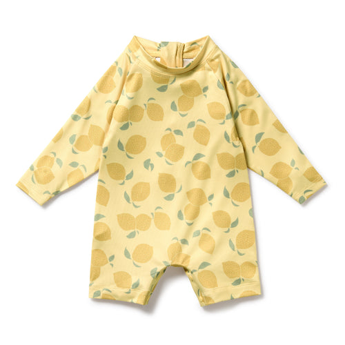 wilson + frenchy Boyleg Swimsuit | Lemon Drop
